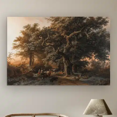 Bosgezicht - Barend Cornelis Koekkoek als artframe