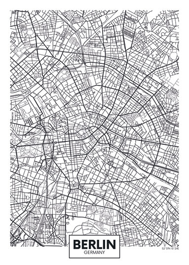 City Map - stadskaart van Berlijn