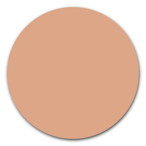 Muurcirkel licht nude pink - ronde wanddecoratie in uni kleuren