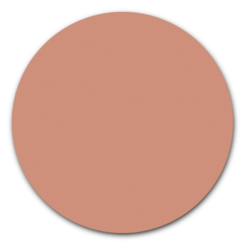 Muurcirkel nude pink - ronde wanddecoratie in uni kleuren