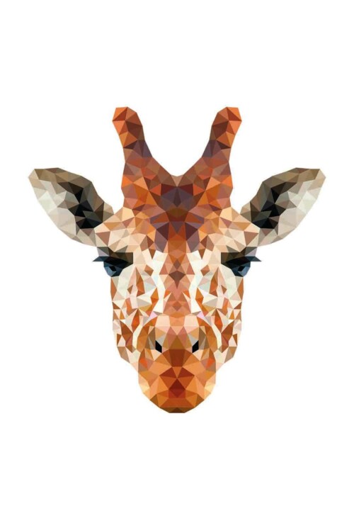 Pixxi Giraffe wanddecoratie kinderkamer