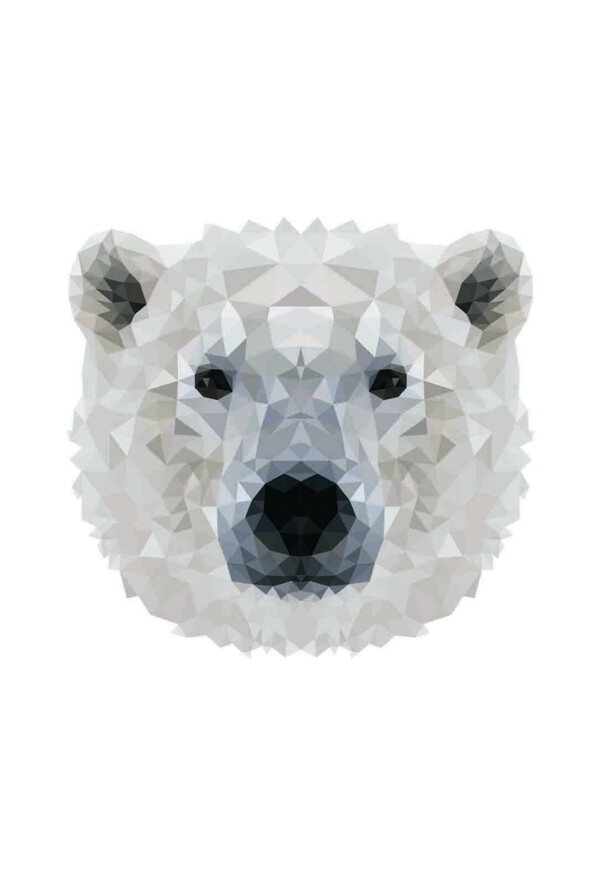 Pixxi Polar Bear wanddecoratie kinderkamer