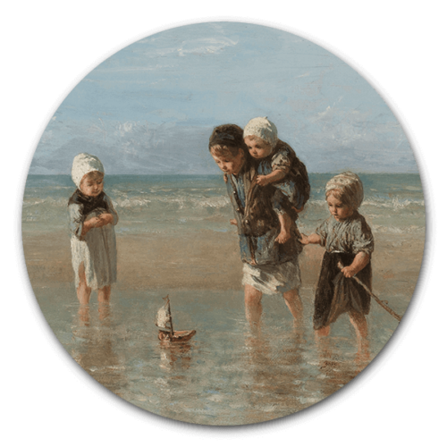 Muurcirkel Kinderen der zee van Jozef Israëls