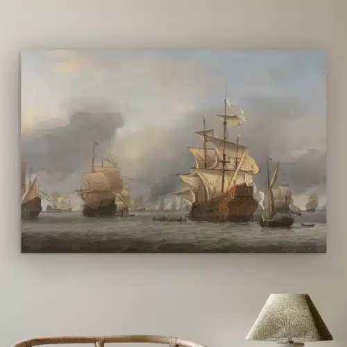 De verovering van de Royal Prince - Willem van der Velde als artframe
