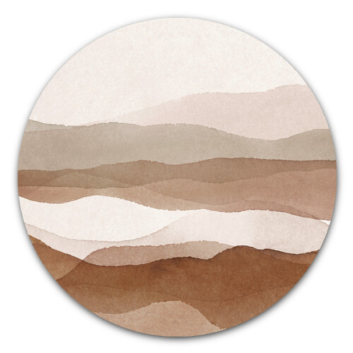Muurcirkel Abstract Dunes