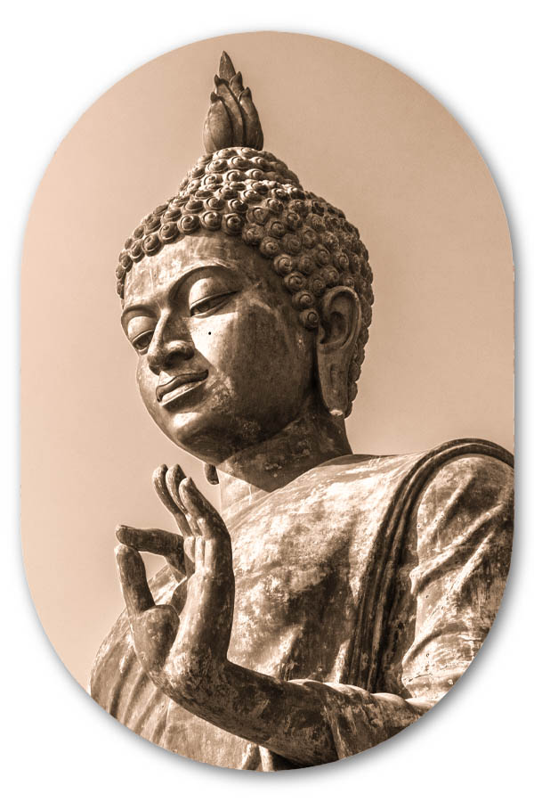 Muurovaal Statue buddha
