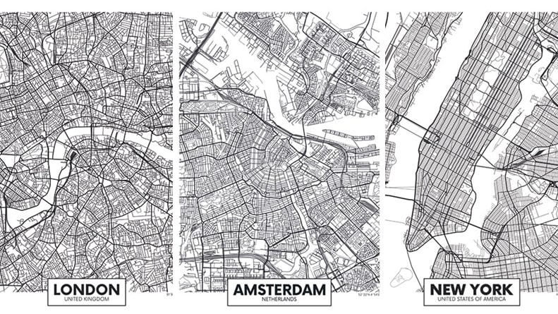 city map kopen