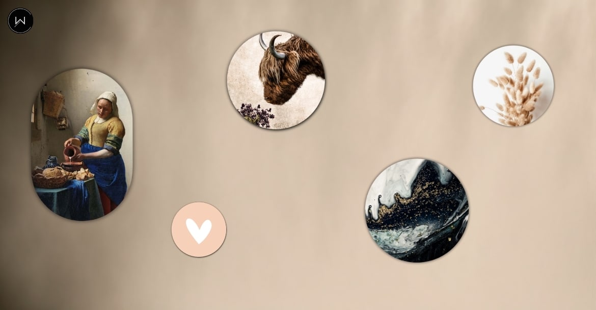 De woontrends van 2025: zo style je je muren met cirkels, ovalen en meer