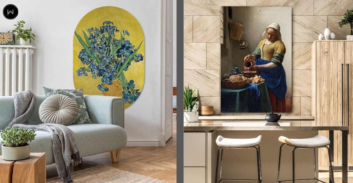 De perfecte wanddecoratie voor smalle muren
