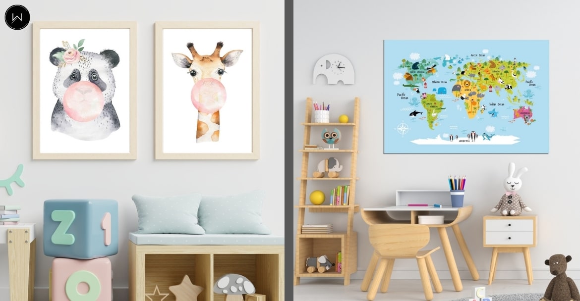Wanddecoratie voor de kinderkamer: stijlvol én praktisch