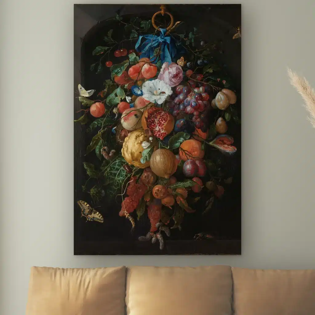 Festoen van vruchten en bloemen - Jan Davidsz. de Heem