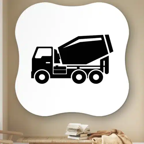 Organische vorm Cementwagen