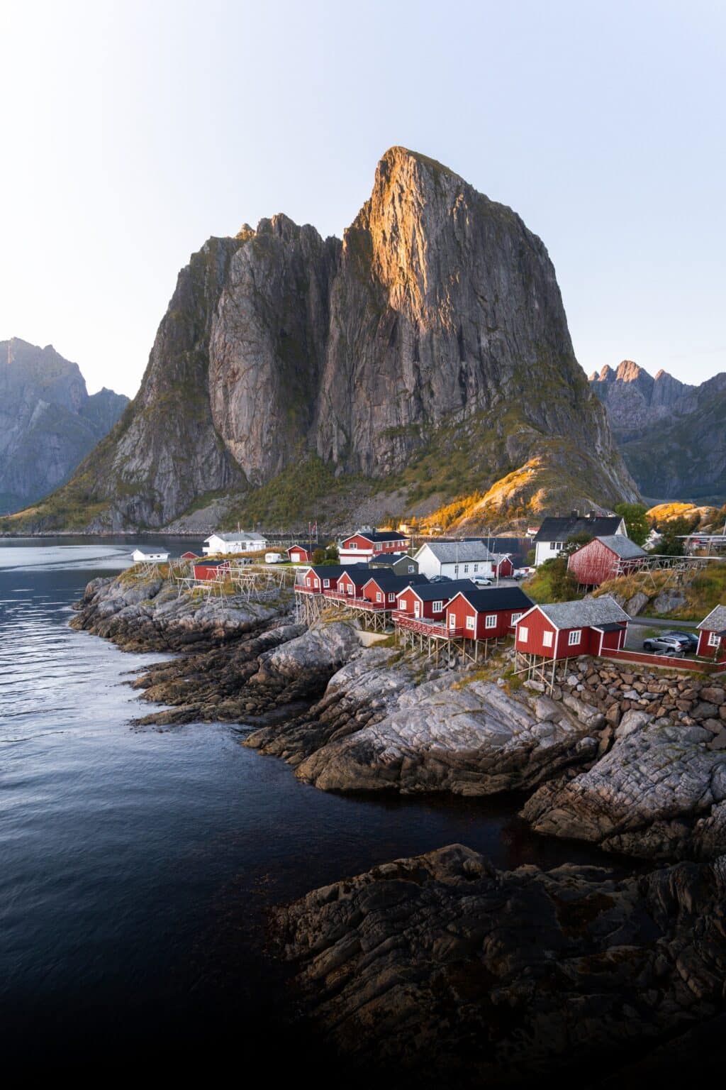 Laatste licht op Hamnøy, de originele foto van Dennis Huitema