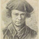 Portret van Barend Cornelis Koekkoek